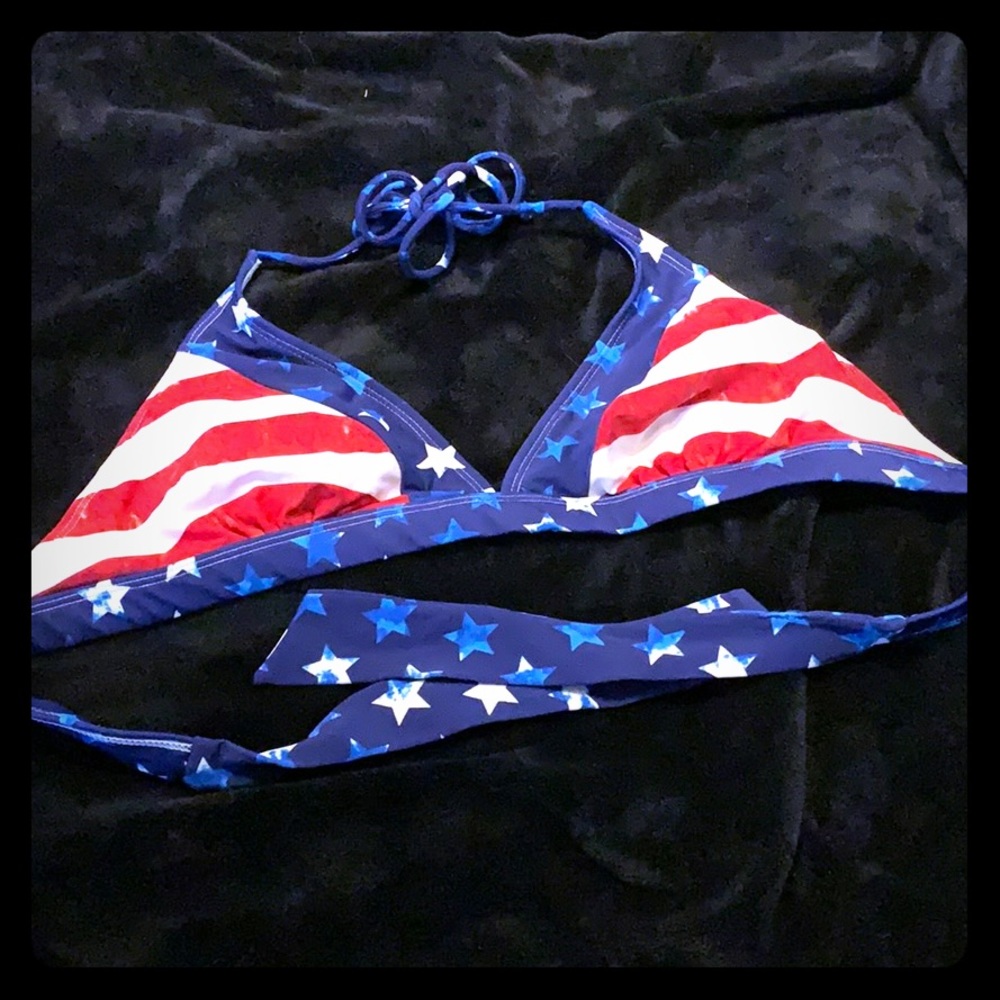 Patriotic bikini top